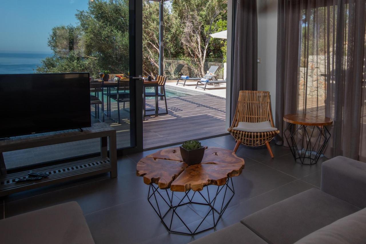 Brand New Villa Lefka With Private Pool At Platies Plateies Eksteriør billede
