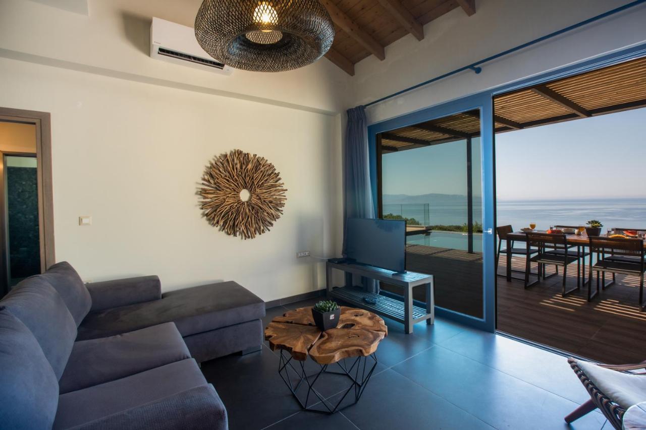 Brand New Villa Lefka With Private Pool At Platies Plateies Eksteriør billede