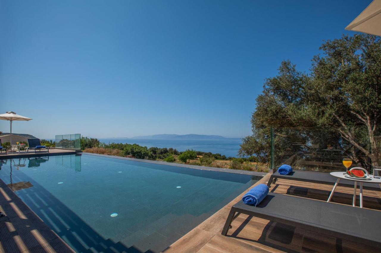 Brand New Villa Lefka With Private Pool At Platies Plateies Eksteriør billede