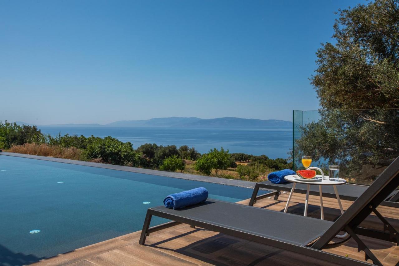 Brand New Villa Lefka With Private Pool At Platies Plateies Eksteriør billede
