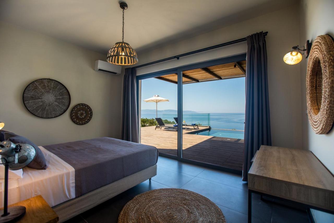 Brand New Villa Lefka With Private Pool At Platies Plateies Eksteriør billede